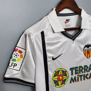 00-01 Valencia Home Retro Football Shirt