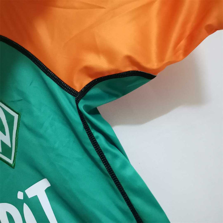 03-04 SV Werder Bremen Home Retro Football Shirt