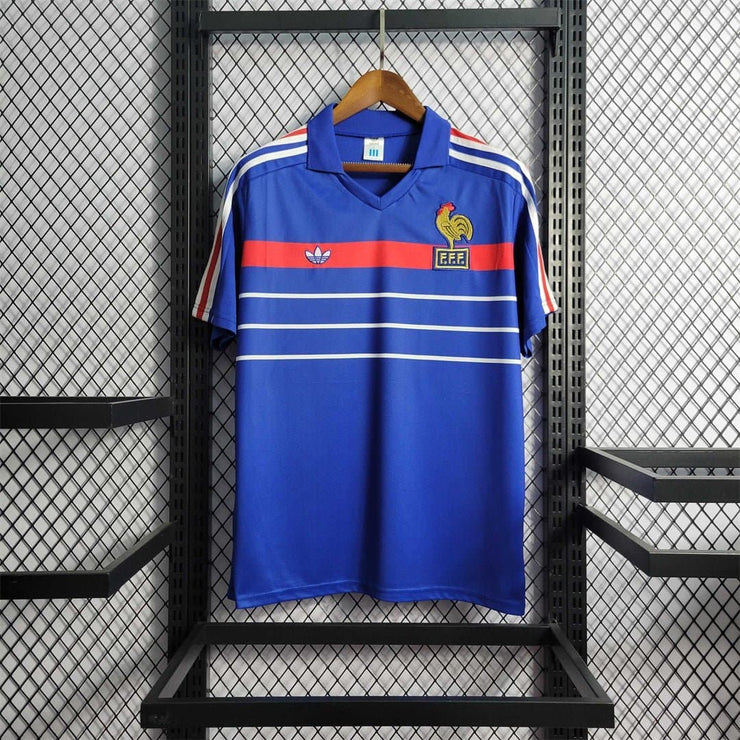 1984 France Home Retro Football Shirt