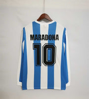 1986 Argentina home retro icon football t-shirts | Soccer jerseys llc