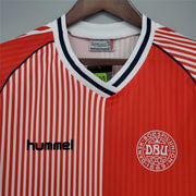 1986 Denmark home away replica vintage retro football shirts