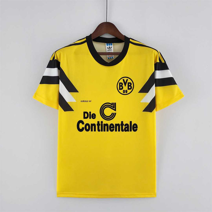 1989 borussia Dortmund Away Home 9 Replica Retro Football T-Shirts