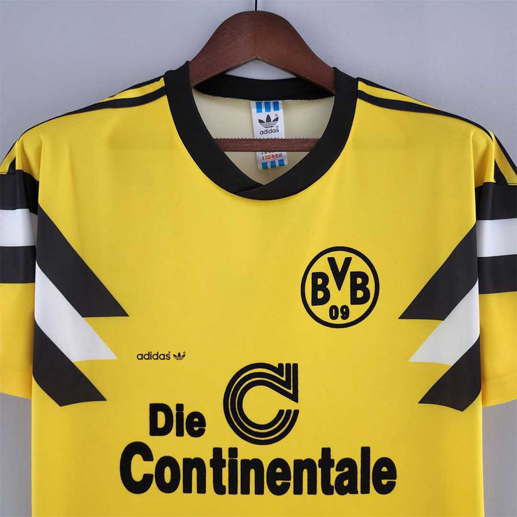 1989 borussia Dortmund Away Home 9 Replica Retro Football T-Shirts