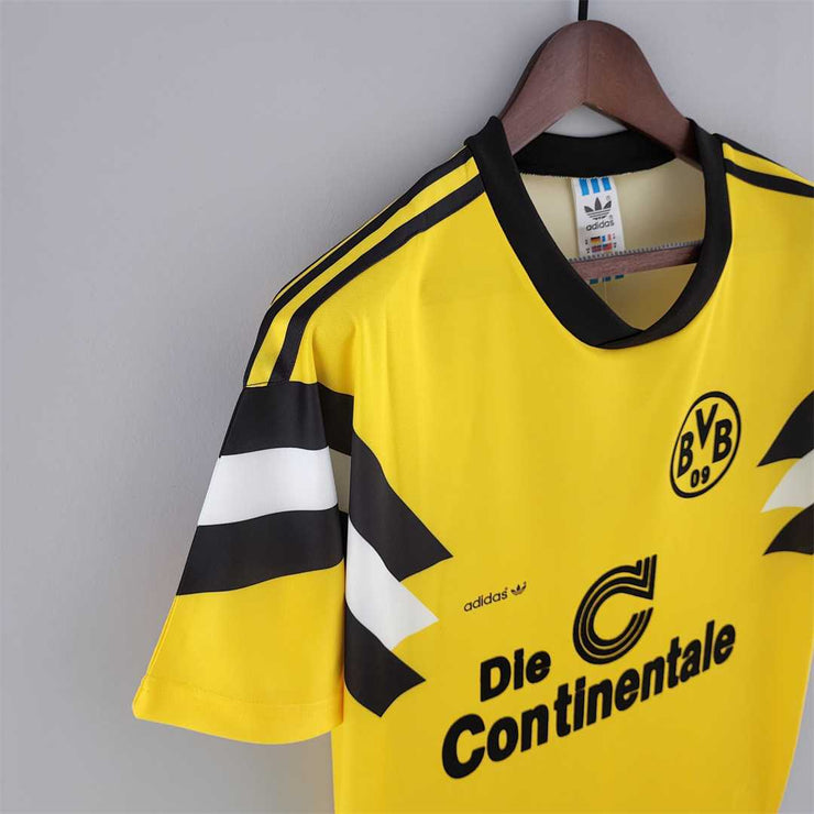 1989 borussia Dortmund Away Home 9 Replica Retro Football T-Shirts