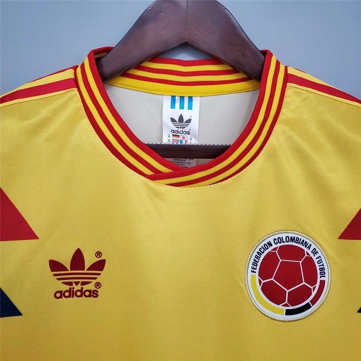 1990 Colombia Home Retro Football Shirt