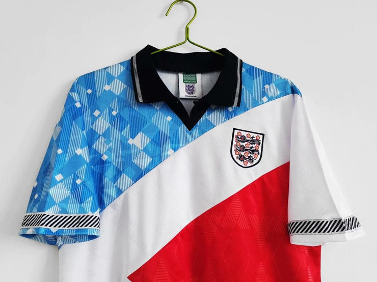 1990 England Home Away Retro Vintage Football Shirts - Soccer jerseys