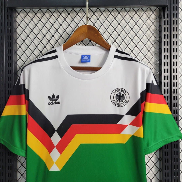 1990 Germany Away Multicolor Retro Vintage Home Football T-Shirt