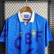 1992 Brazil Classic Blue Away Retro Football Shirts - Soccer Jerseys