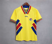 1994 Romania home yellow Retro Football shirts | Soccer jerseys llc