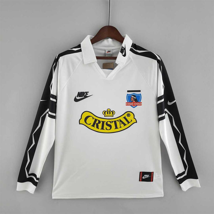 1995 Colo-Colo Away Long Sleeve 9 Retro Shirts - Soccer Jerseys llc