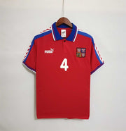 1996 Czech Republic Home Retro Football Shirt