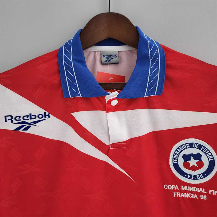 1998 Chile Home Retro Football Shirts - Soccer Jerseys llc