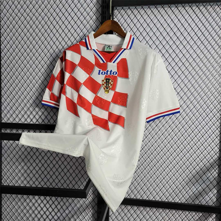 1998 Croatia Away Retro Football Shirt