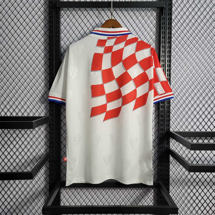 1998 Croatia Away Retro Football Shirt