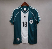 1998 Germany Classic Away Home 16 Retro Football T-Shirts