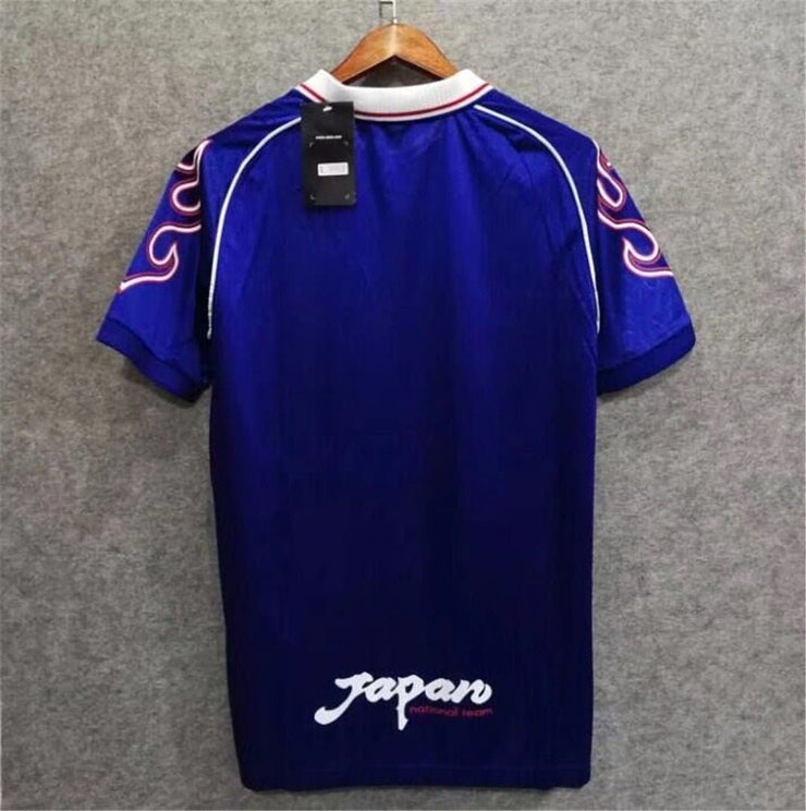 1998 Japan New Home Retro National Football Team Shirt - Soccer Jersey