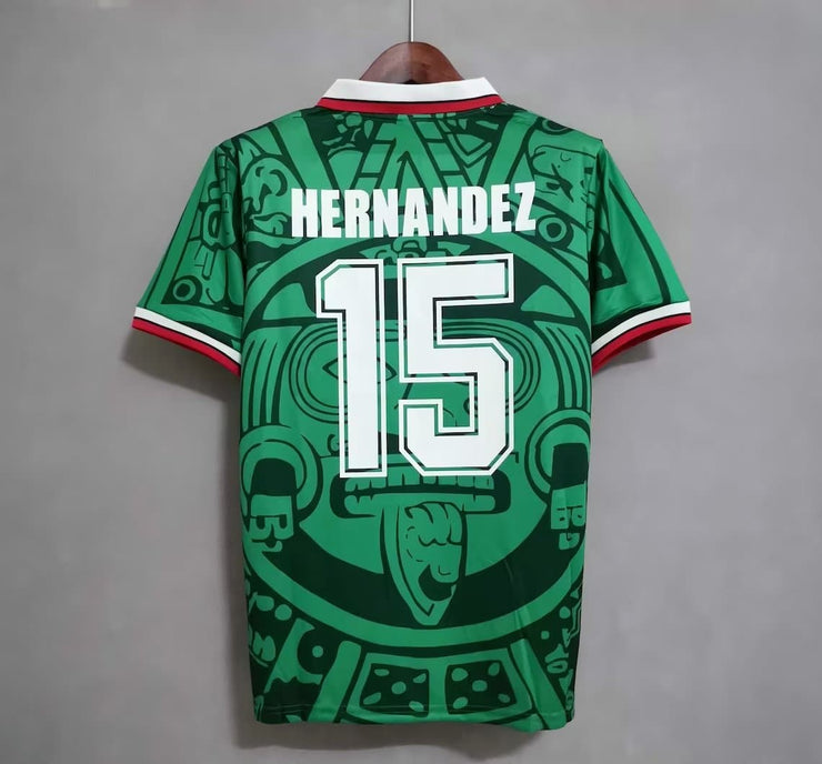 1998 Mexico Classic Retro Vintage  Football Shirt