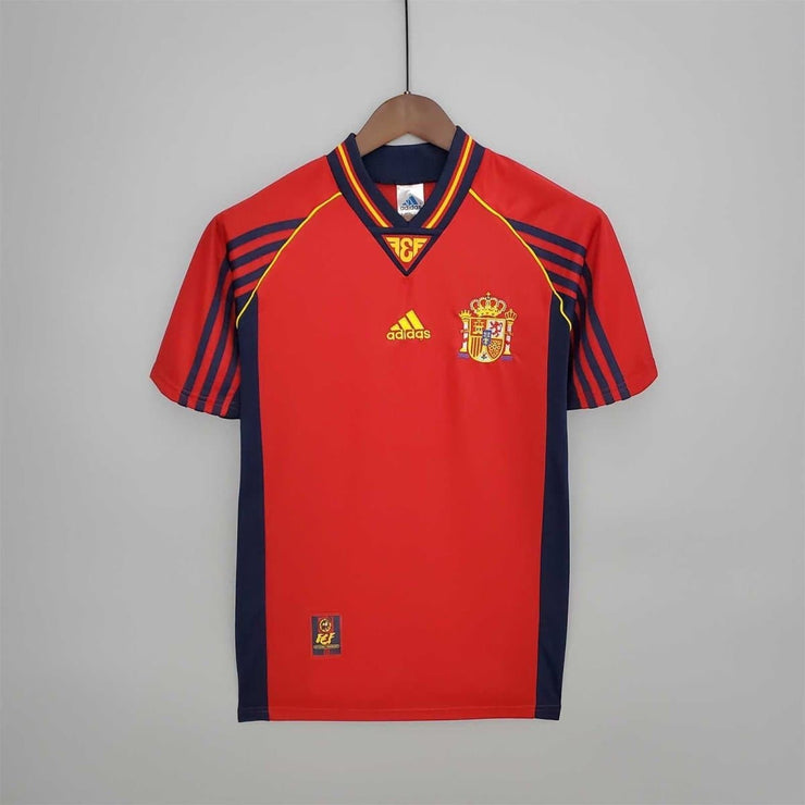 1998 Spain Home Retro Football Shirt