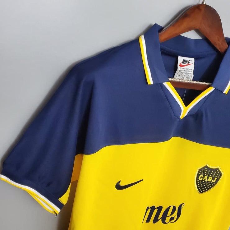 1999 Boca Juniors Old Home Away Retro Vintage Soccer Jerseys