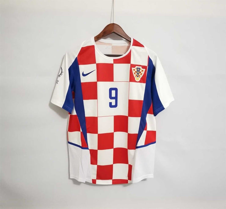 2002 Croatia Home Retro Football Shirt