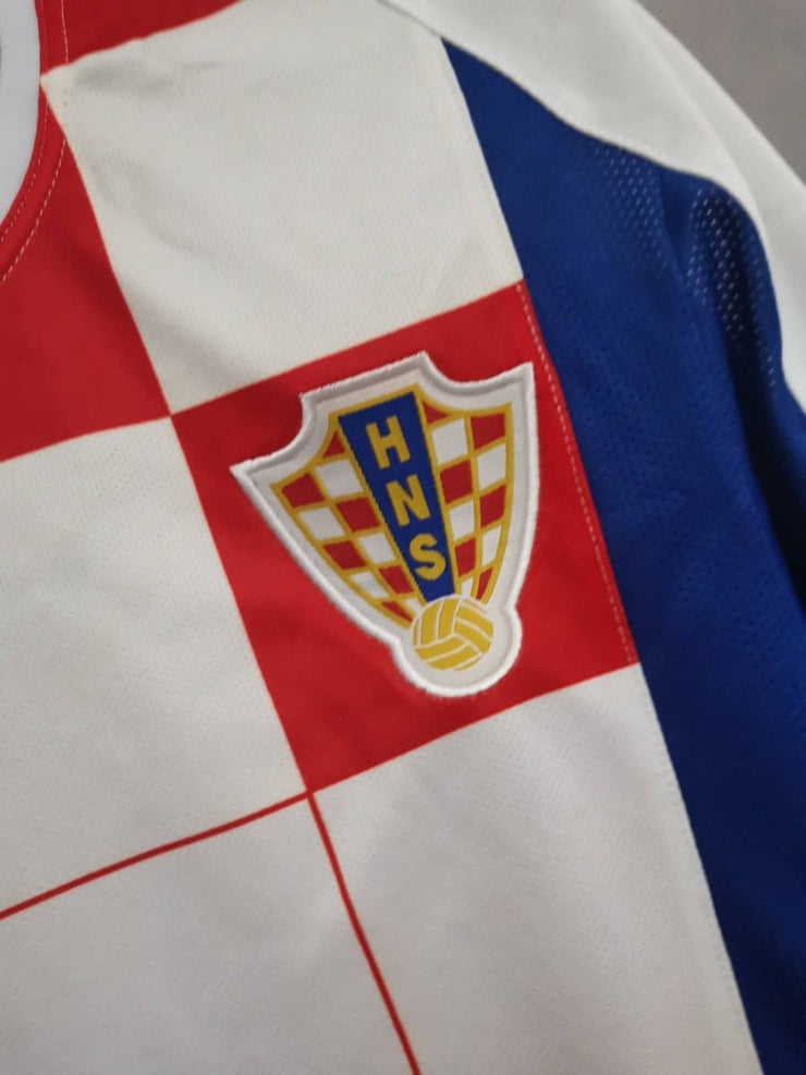 2002 Croatia Home Retro Football Shirt