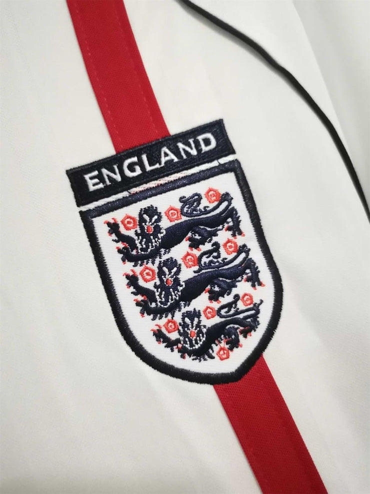 2002 England Home Retro Football Shirt