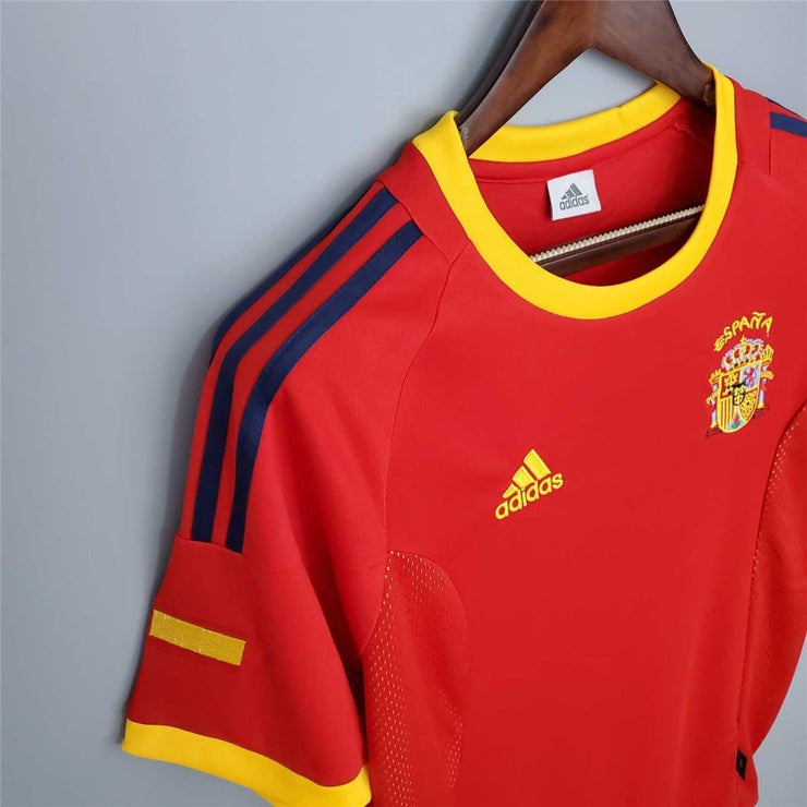 2002 Spain Home Retro Football Shirt