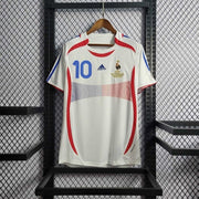 2006 France Zinedine Zidane 10 Away Retro Vintage Soccer Jerseys