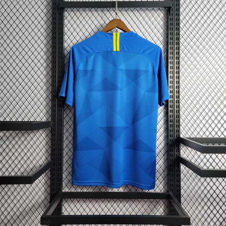 2018 Brazil Away Retro Football Shirt