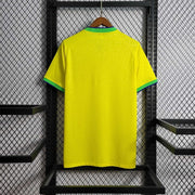 2022 Brazil Home Retro Football Shirt