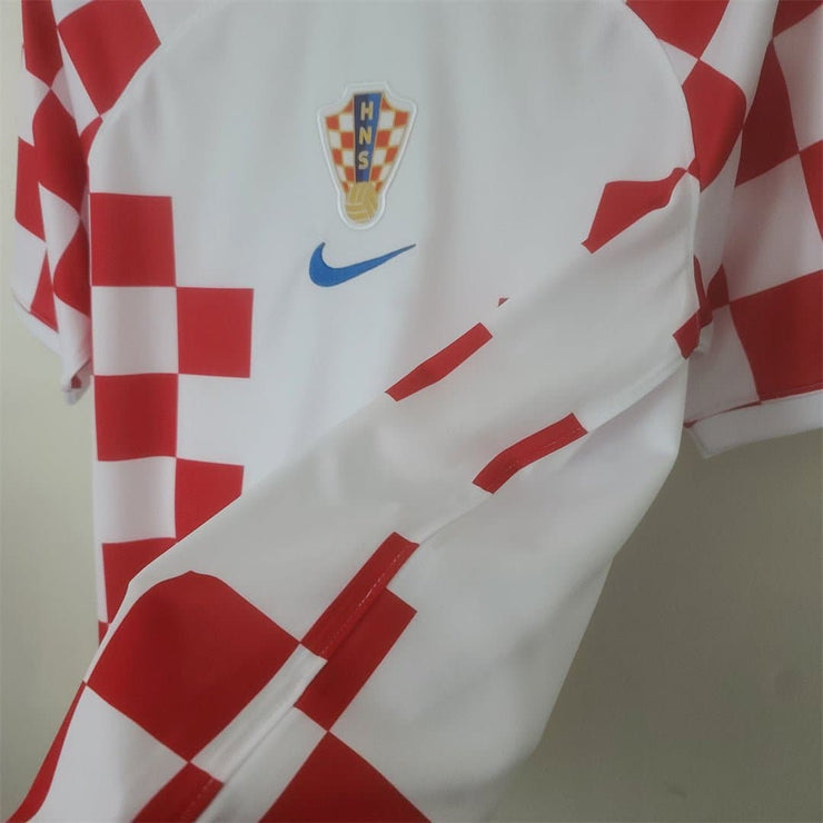 2022 Croatia Home Retro Football Shirt