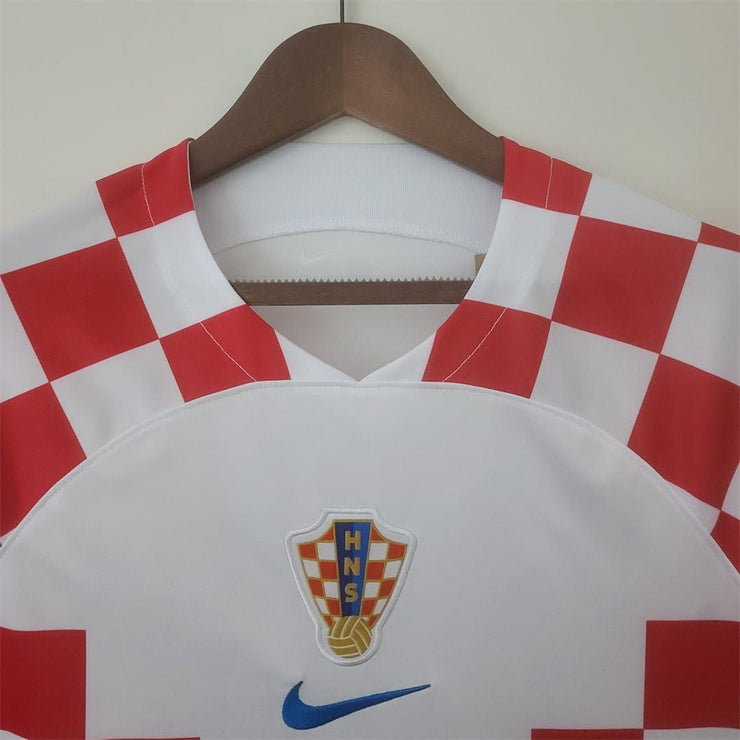 2022 Croatia Home Retro Football Shirt