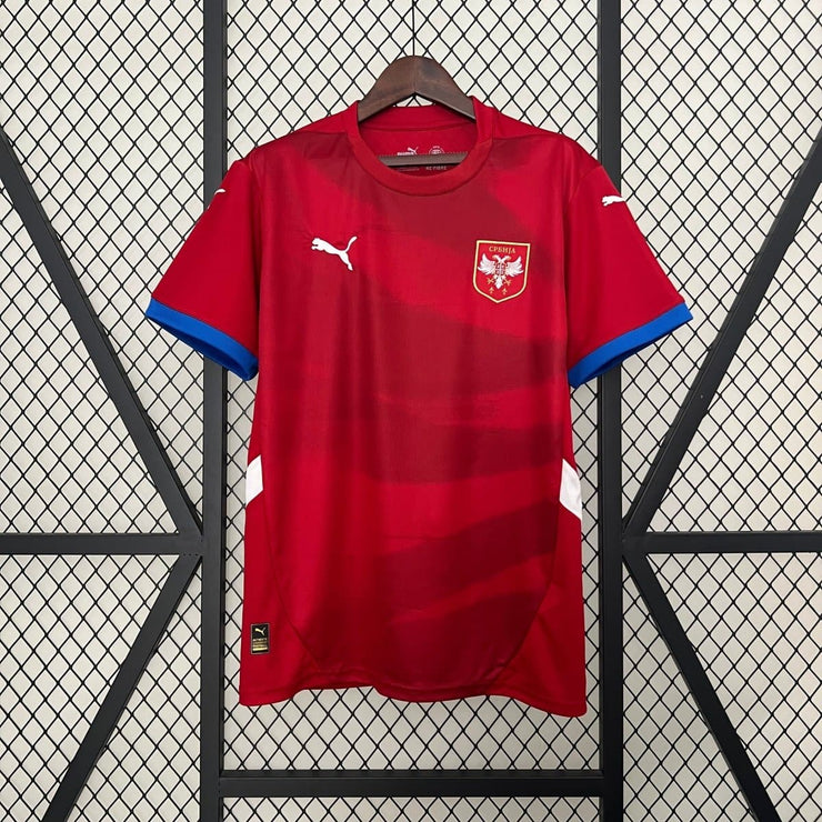 2024 serbia Home Retro Football Shirt