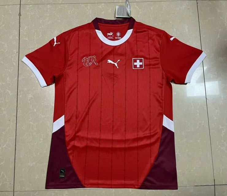 2024 Switzerland Home Retro Football Shirt