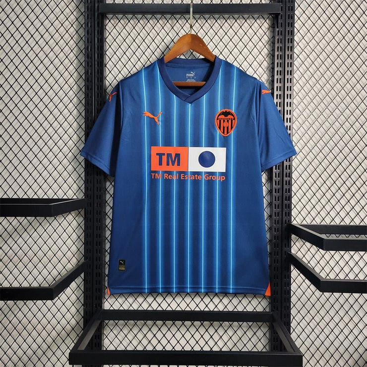 23-24 Valencia Away Retro Football Shirt