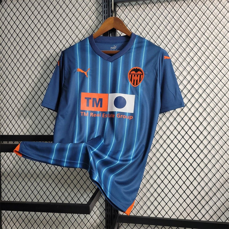 23-24 Valencia Away Retro Football Shirt