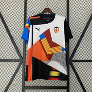 23-24 Valencia Home Retro Football Shirt