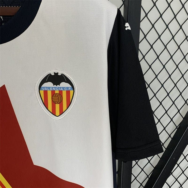 23-24 Valencia Home Retro Football Shirt