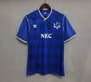 86-87 Everton home Retro Football Shirt