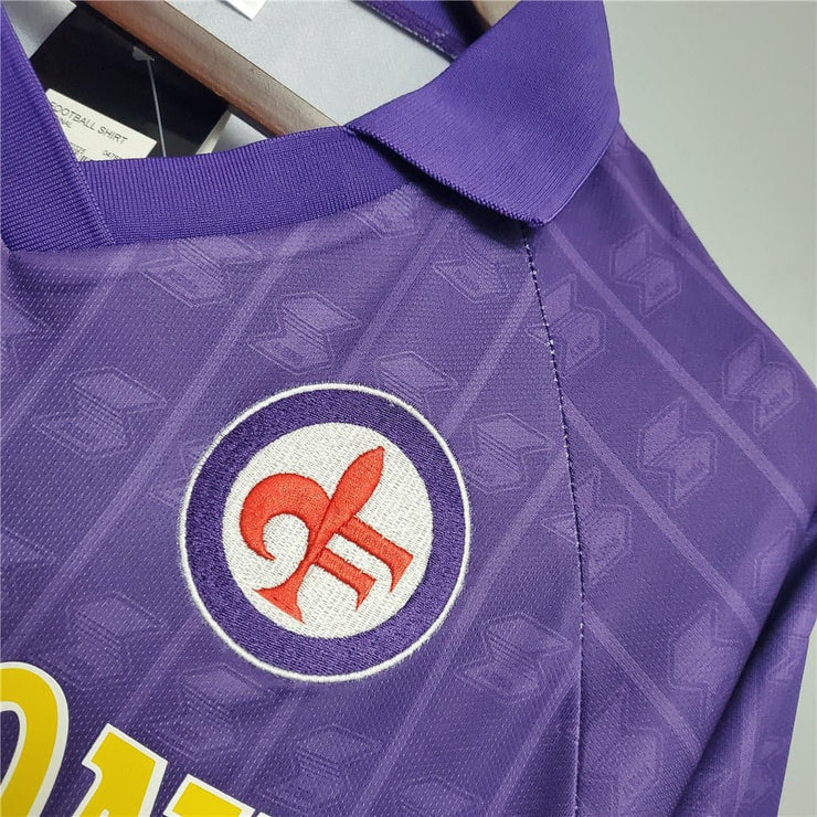 89-90 Fiorentina Home Retro Football Shirt