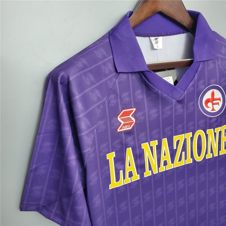 89-90 Fiorentina Home Retro Football Shirt