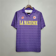 89-90 Fiorentina Home Retro Football Shirt