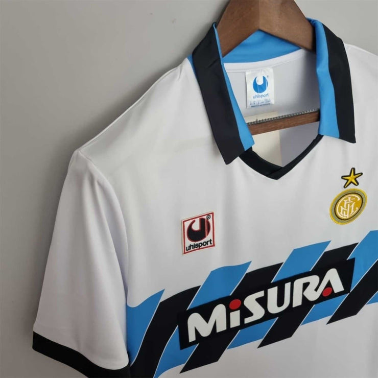 90-91 Inter Milan Away Retro Football Shirt