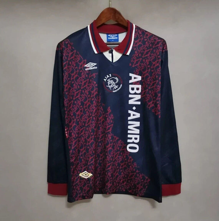 Ajax Amsterdam 1994-1995 Champions League Seedorf Away Retro Shirt 8-