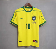 Brazil 1998 World Cup Home Away Retro Vintage Soccer Jerseys