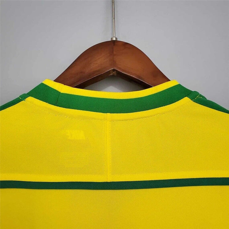 Brazil 1998 World Cup Home Away Retro Vintage Soccer Jerseys