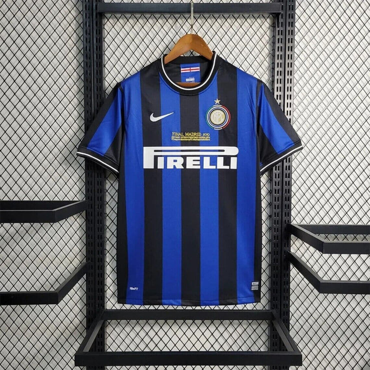 Inter Milan Retro Home Shirt Champions League Final Milito 22-