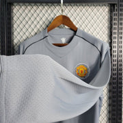 MNU gray goalkeeper Retro HOme shirts-