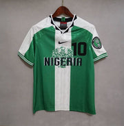 Nigeria 1996 Okocha 10 Home Retro Vintage Football Shirts