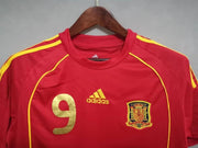 Spain Home Euro 2008 Final Fernando Torres 9 Soccer Shirt